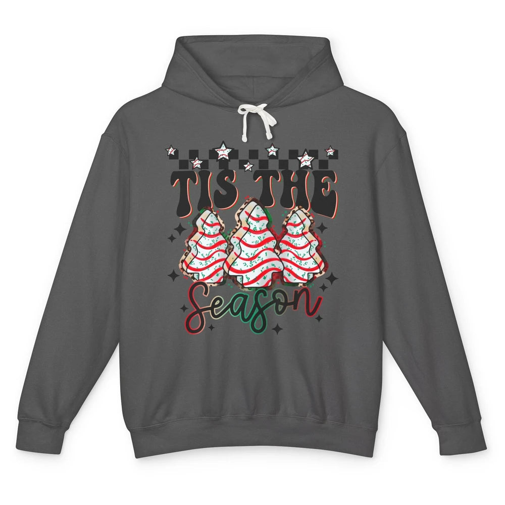 Funny Christmas Tree Cake Tis The Season Debbie Western Xmas Unisex Lightweight Hoodie