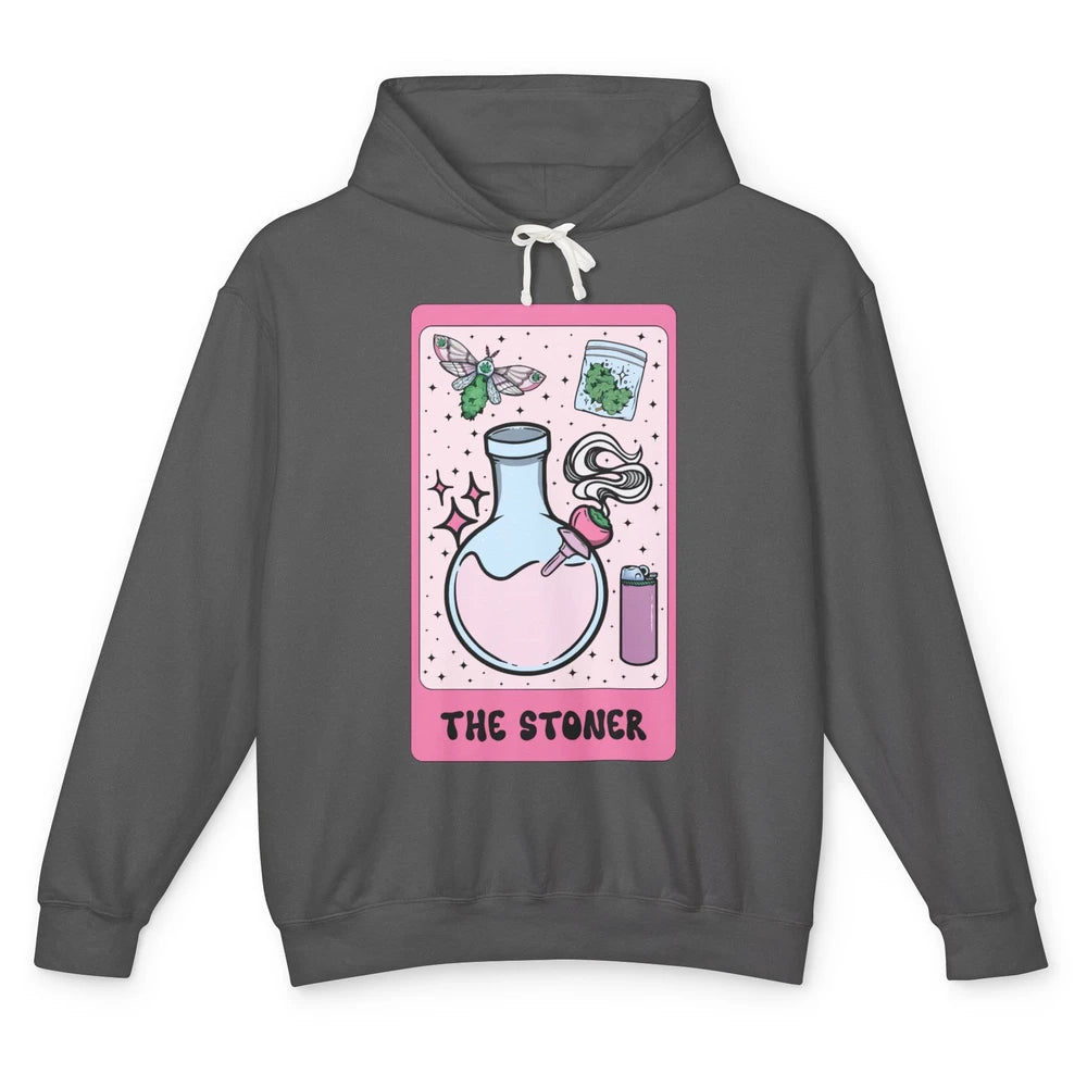 Funny Weed The Stoner Tarot Card Cannabis Weed Lovers Unisex Lightweight Hoodie