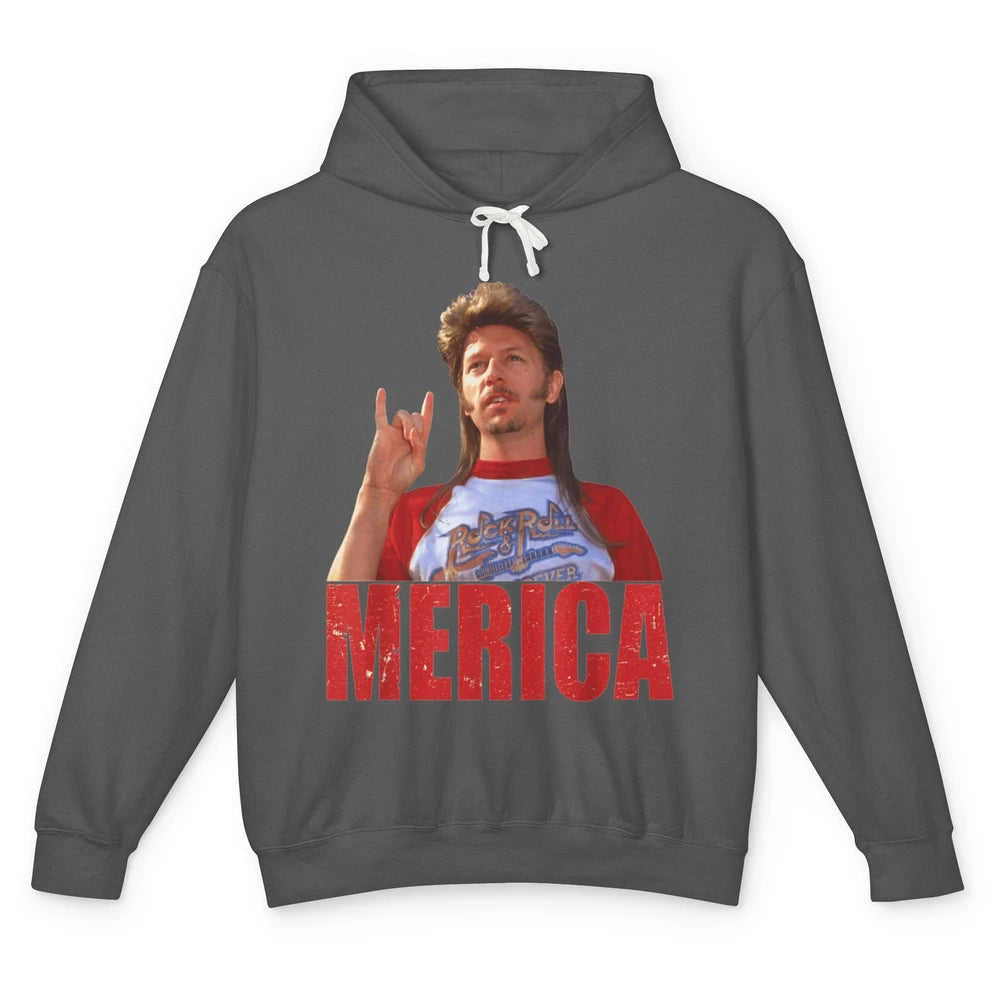 Funny Joe Merica 4th Of July Independence America Patriotic Unisex Lightweight Hoodie