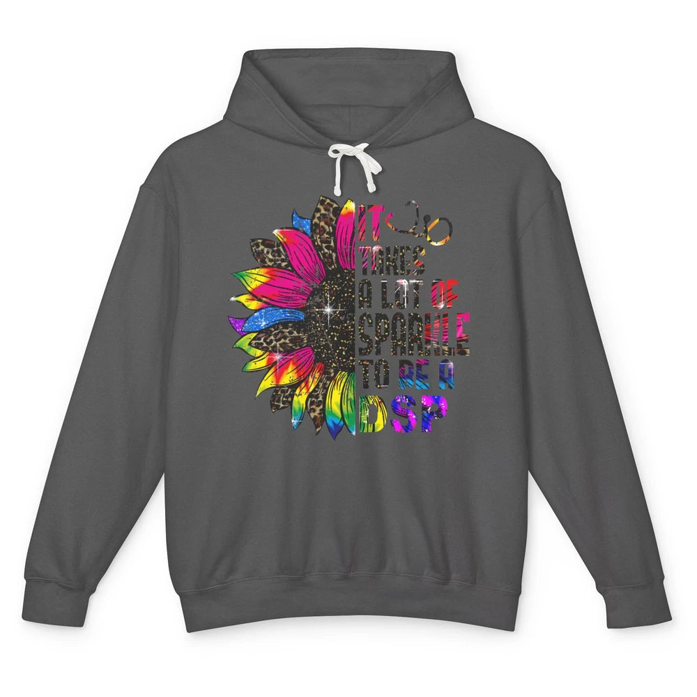 Sunflower DSP Take Sparkle To Be Direct Support Professional Unisex Lightweight Hoodie