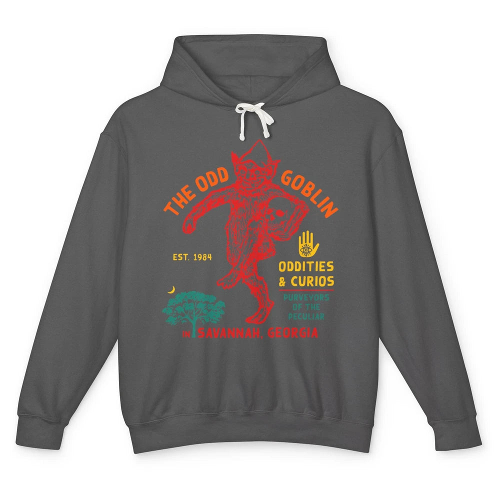 Vintage The Odd Goblin Est 1984 Oddities Savannah Georgia Unisex Lightweight Hoodie