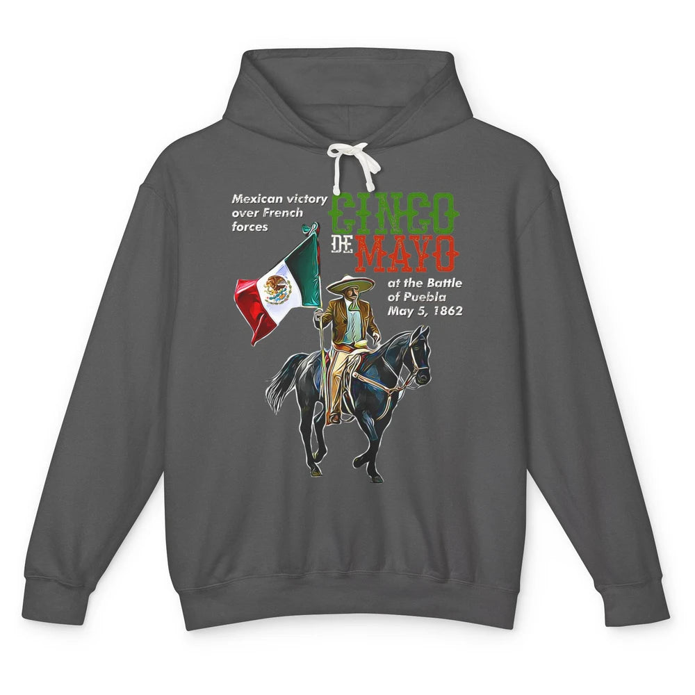 Battle Puebla May 5 1862 Cinco De Mayo Party Fiesta Mexican Unisex Lightweight Hoodie