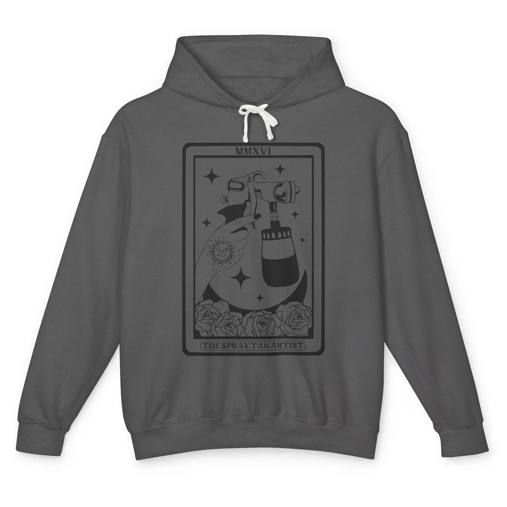 The Spray Tan Artist Tarot Card Beautician Spray Tan Tech Unisex Lightweight Hoodie