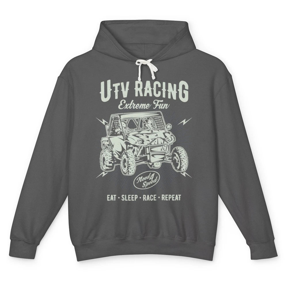 Retro Fun UTV Racing Limit Mud Riding Dirt SXS Rider Offroad Unisex Lightweight Hoodie