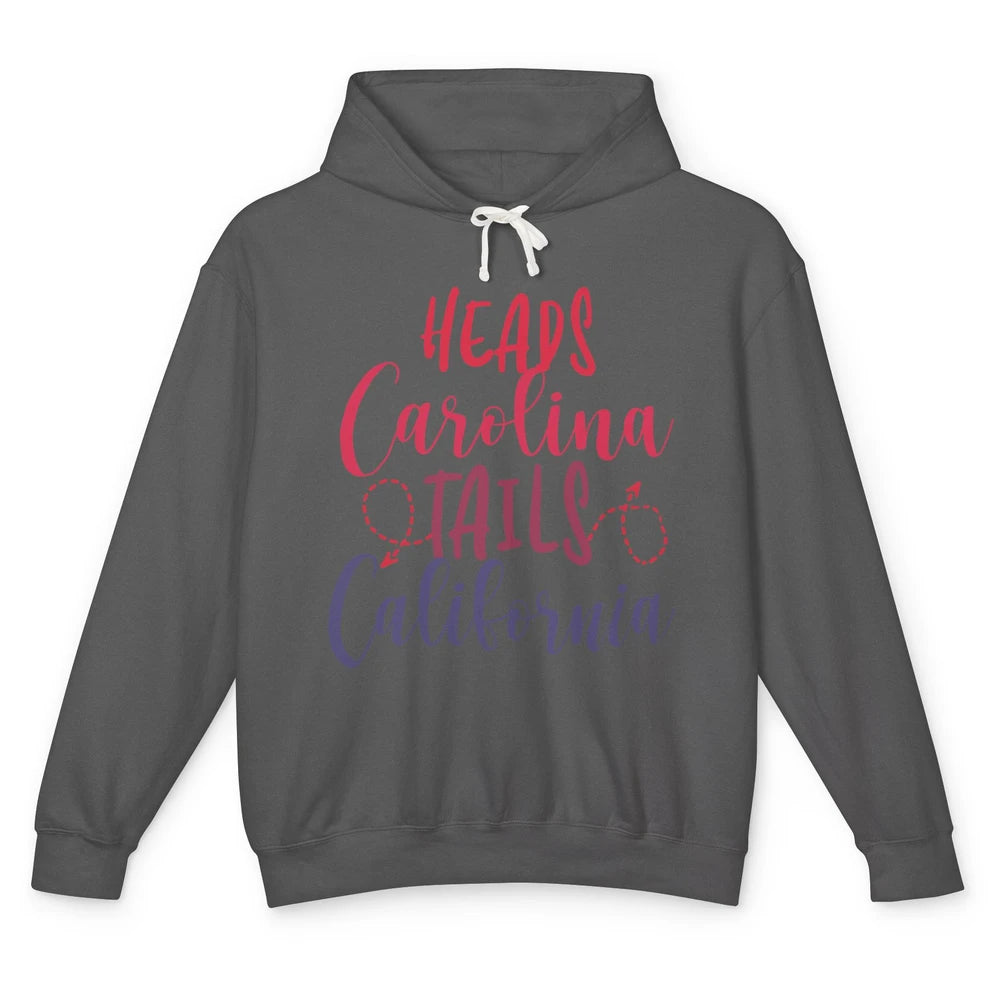 Heads Carolina Tail California Western Summer Beach Paradise Unisex Lightweight Hoodie