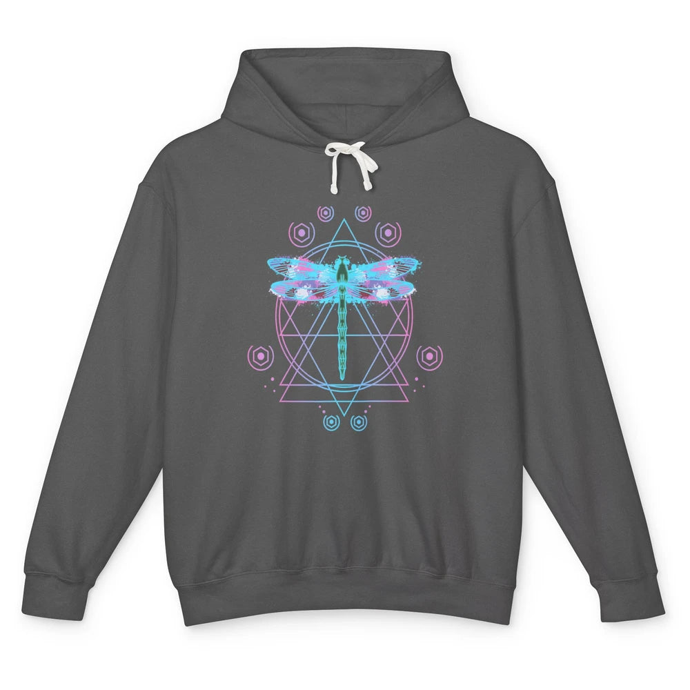 Dragonfly Pastel Gothic Hippie Aesthetic Dark Mystical Witch Unisex Lightweight Hoodie