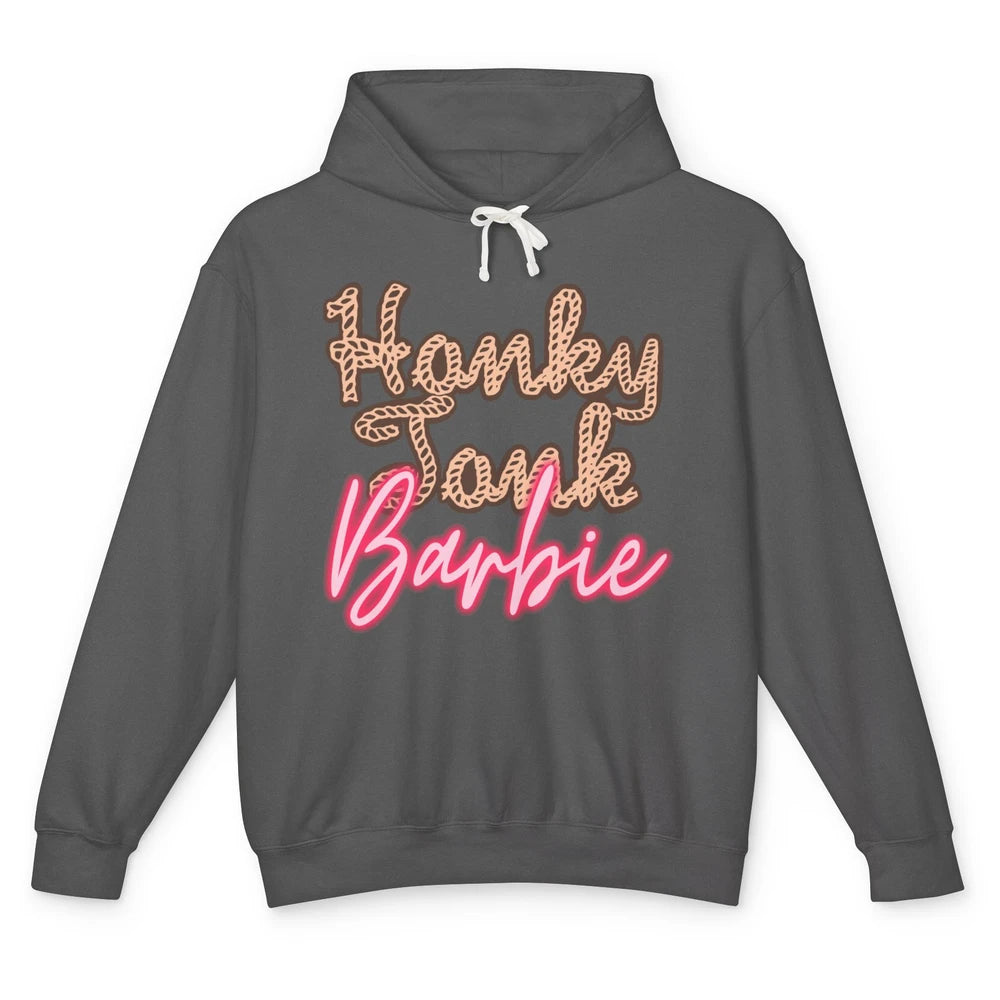 Honky Tonk Babe Lasso Western Country Cowboy Cowgirl Gift Unisex Lightweight Hoodie