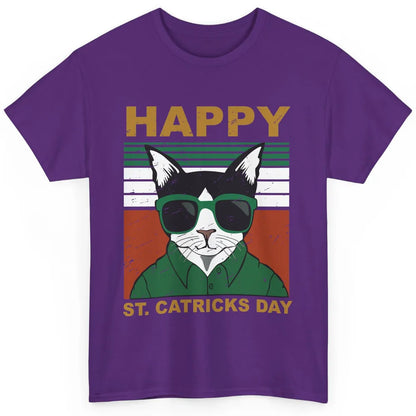 Funny Black Cat Happy St Catricks Day St Patrick's Day Gift Classic Unisex T-Shirt