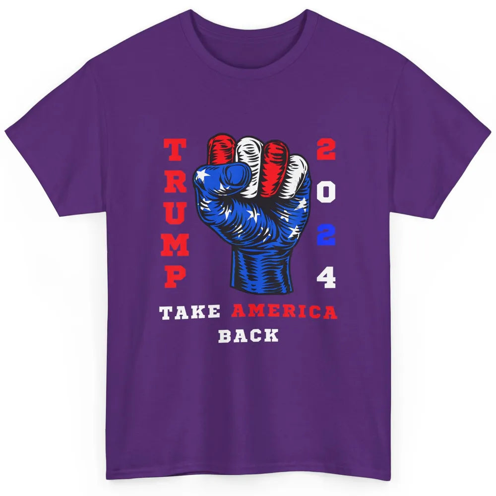 Take America Back 2024 Funny Vote Trump Republicans Vote Classic Unisex T-Shirt