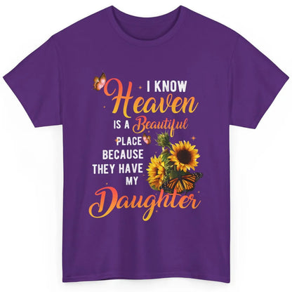 Daughter My Guardian Angel In Heaven Memorial Day Butterfly Classic Unisex T-Shirt