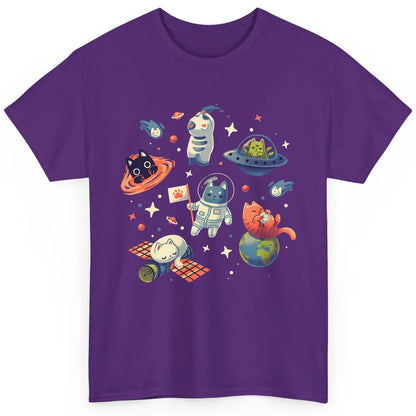 Funny Catronaut Cat Astronaut Deep In Space Cosmic Astrocat Classic Unisex T-Shirt