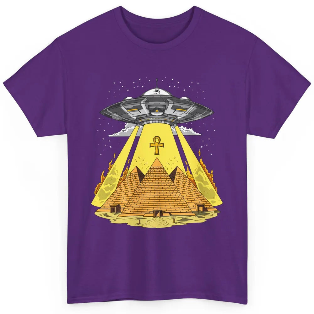 Ancient Egyptian Pyramids Alien Space Annunaki Conspiracy Classic Unisex T-Shirt