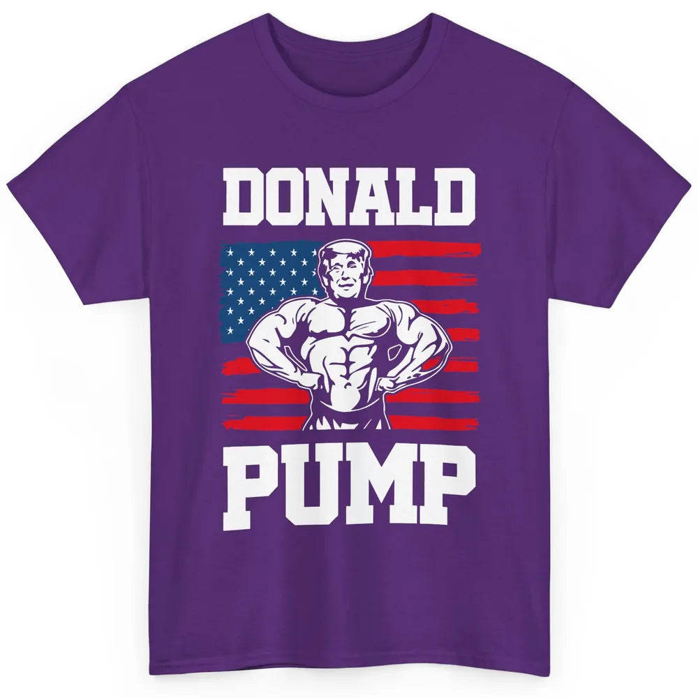 Donald Pump Gym Rat Make America Strong Again Trump 2024 Classic Unisex T-Shirt