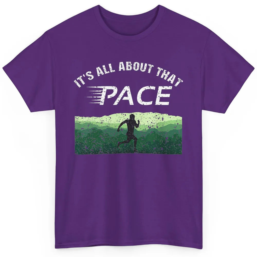 All About That Pace Summit Running Marathon Runner Vintage Classic Unisex T-Shirt