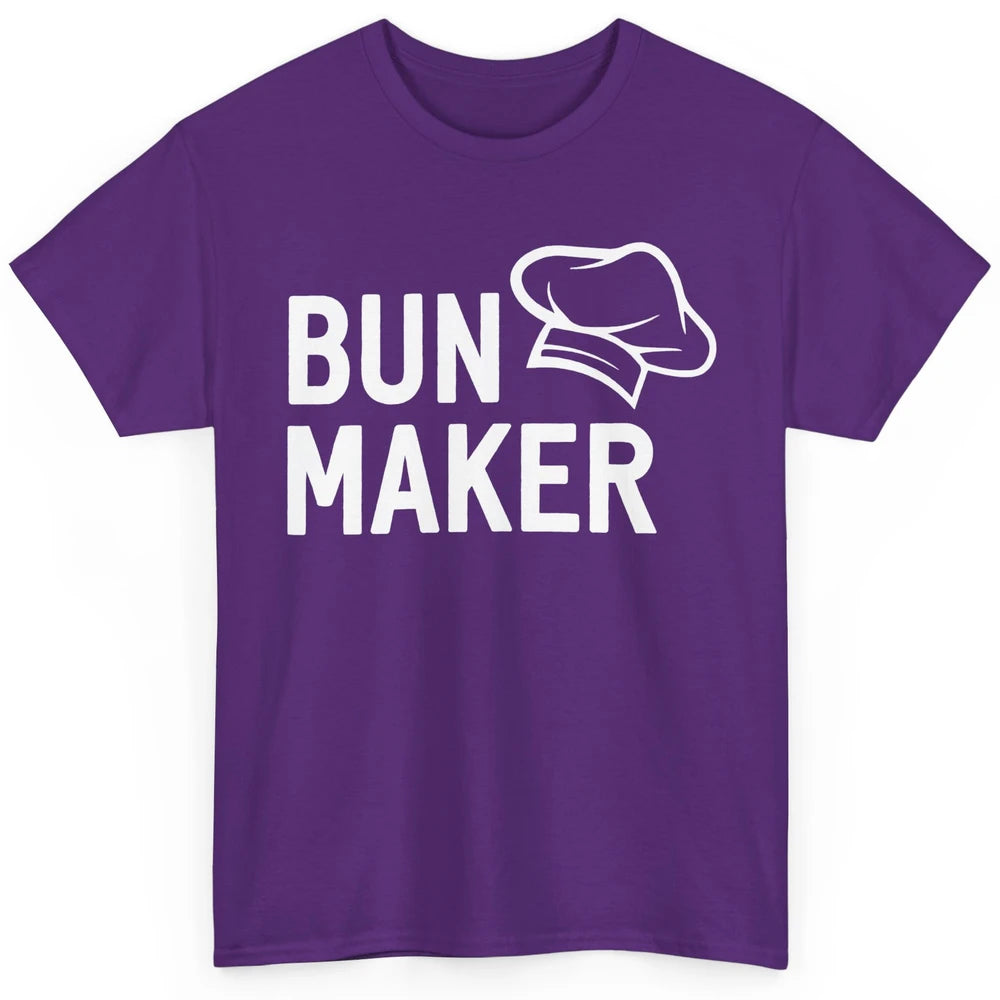 Bun Maker Bun Baker Pregnancy Announcement Baby Reveal Gift Classic Unisex T-Shirt