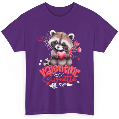 Adorable Baby Raccoon Cute Happy Valentine Sweetie Opossum Classic Unisex T-Shirt