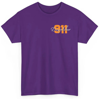 Dispatcher 911 Life Pocket Minimalist Men Women Fathers Day Classic Unisex T-Shirt