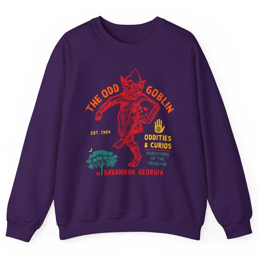 Vintage The Odd Goblin Est 1984 Oddities Savannah Georgia Unisex Crewneck Sweatshirt