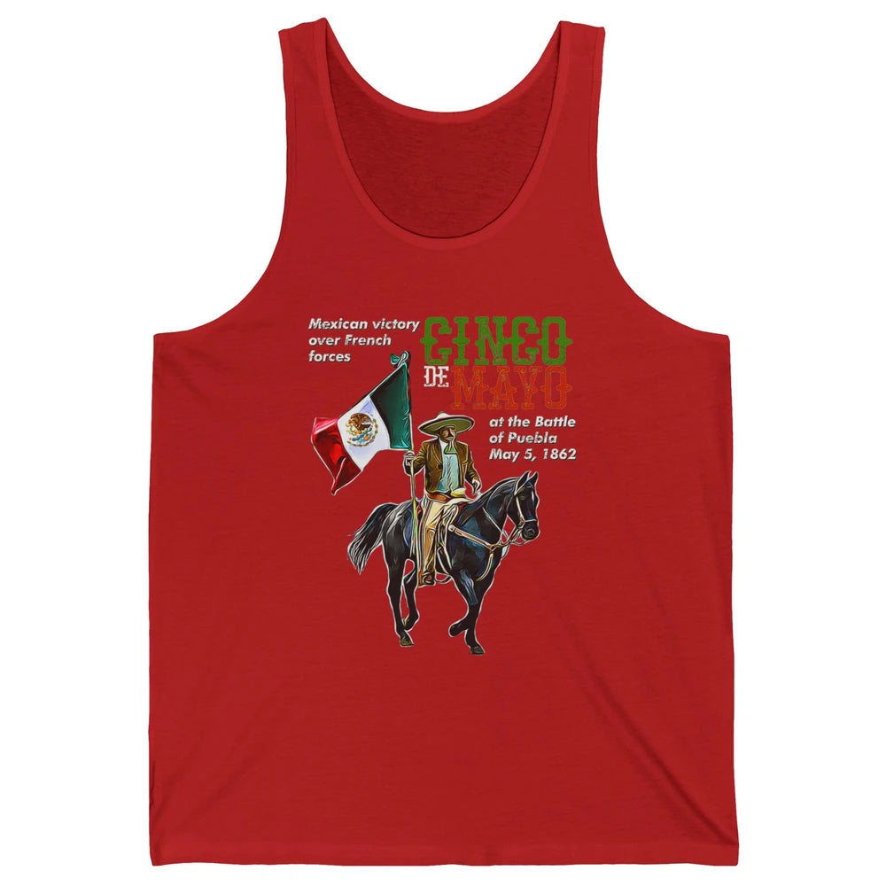 Battle Puebla May 5 1862 Cinco De Mayo Party Fiesta Mexican Unisex Jersey Tank