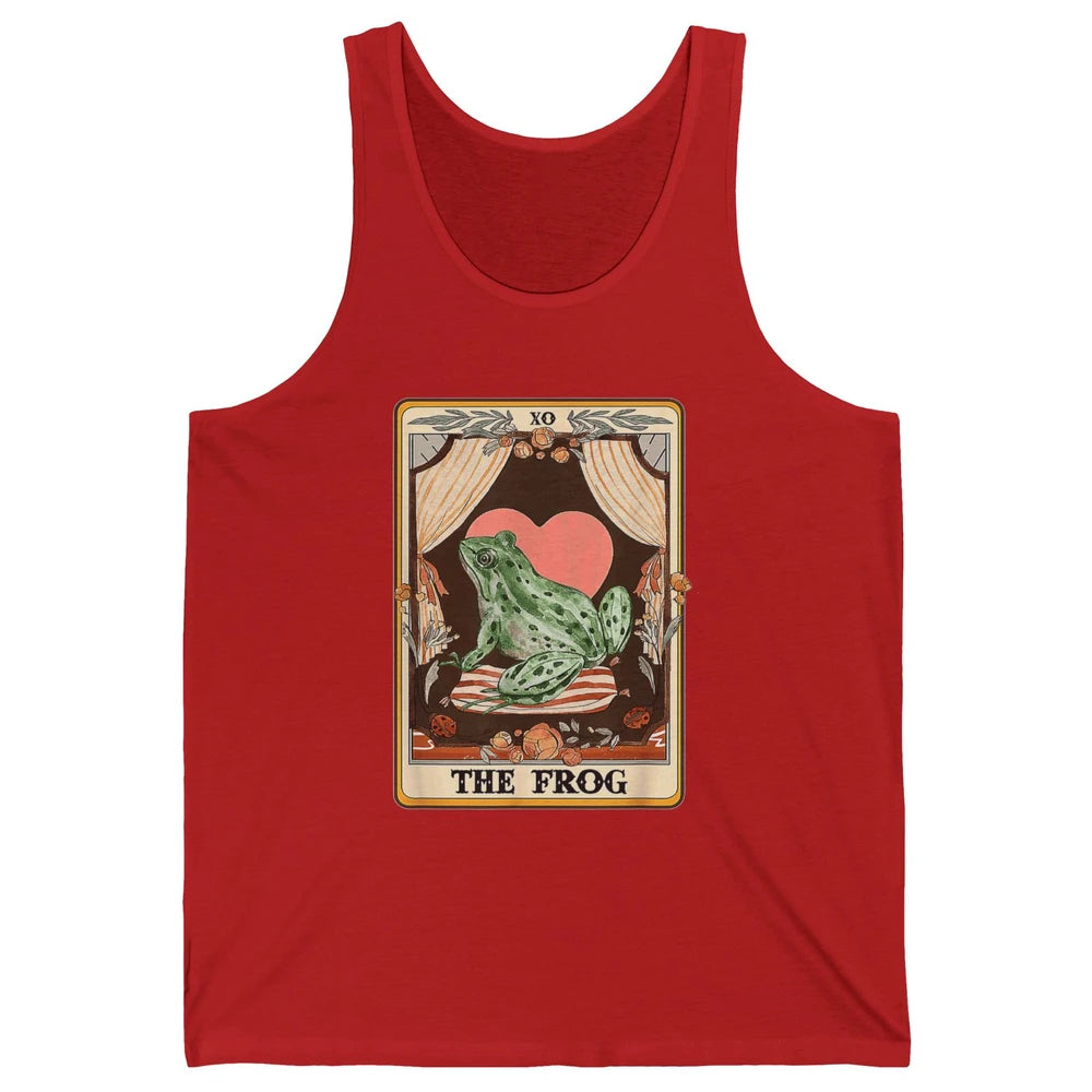 The Ginger Tarot Card Ginger Tabby Cat Ginger Cat Halloween Unisex Jersey Tank