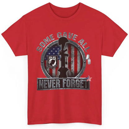 Retro US Veteran Some Gave All Never Forget Memorial Day Classic Unisex T-Shirt