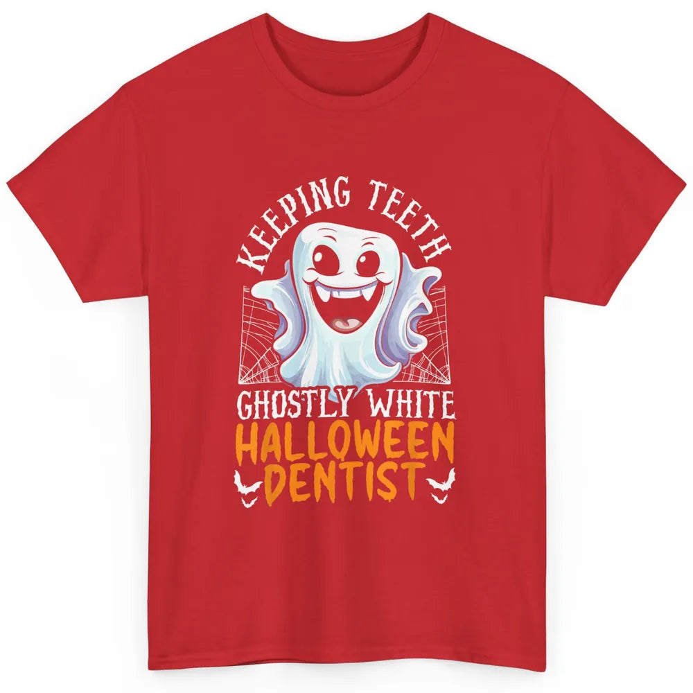 Dental Boo Crew Halloween Spooky Season Ghost Dentist Tooth Classic Unisex T-Shirt