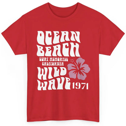 Surf Memories California Ocean Beach Wild Wave Summer Vacay Classic Unisex T-Shirt