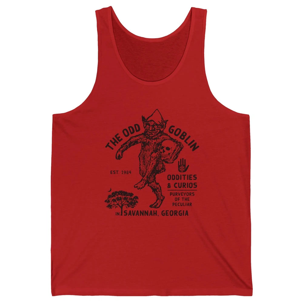 Vintage The Odd Goblin Est 1984 Oddities Savannah Georgia Unisex Jersey Tank