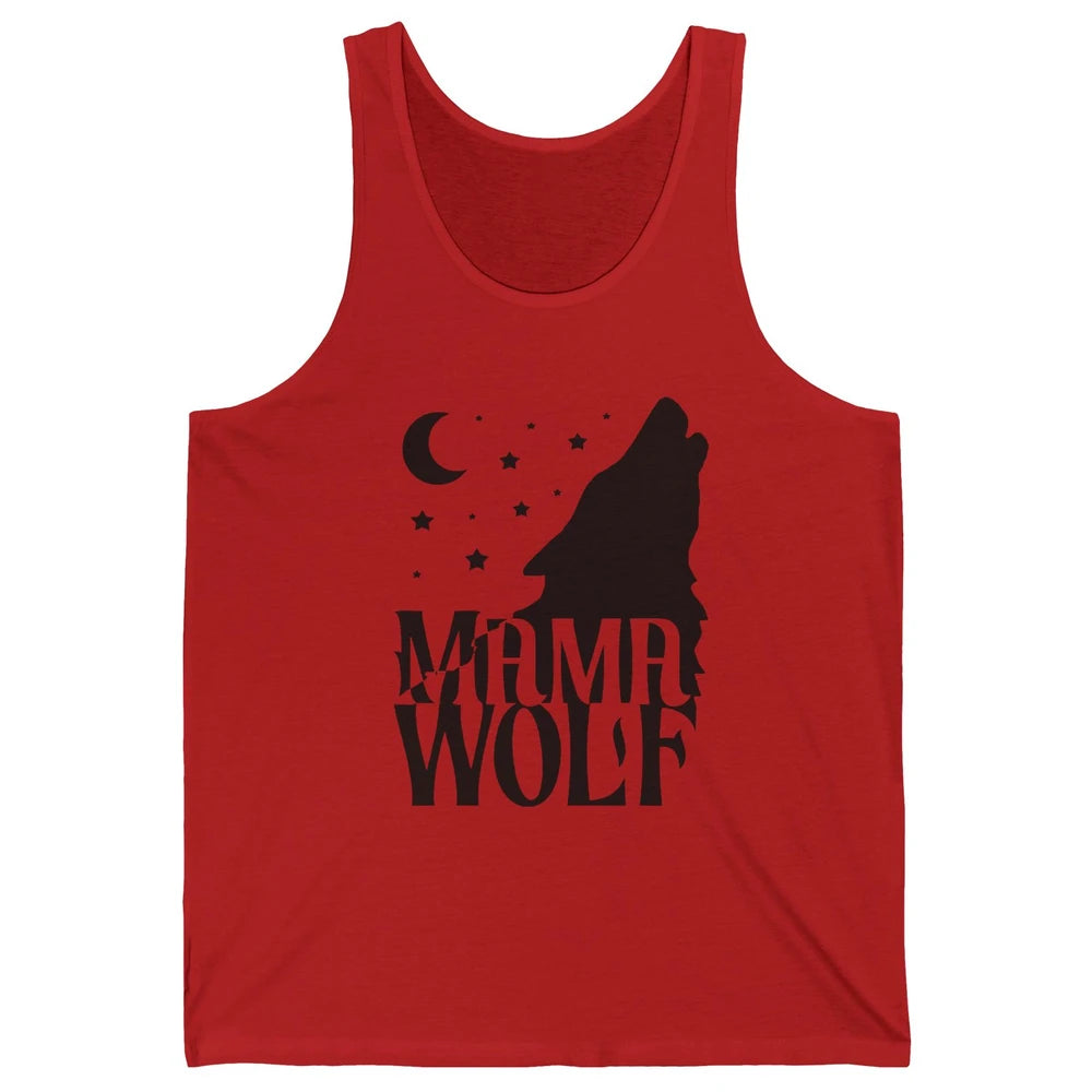 Wolf Pack Wolf Family Mama Wolf Matching Family Outfit Unisex Jersey Tank