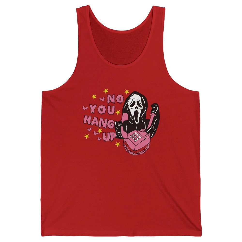 Funny Ghost Telephone No You Hang Up Halloween Costume Gift Unisex Jersey Tank