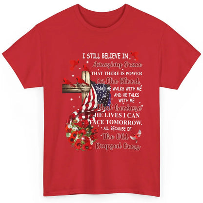 Cardinals US Flag I Still Believe In Amazing Grace Christian Classic Unisex T-Shirt