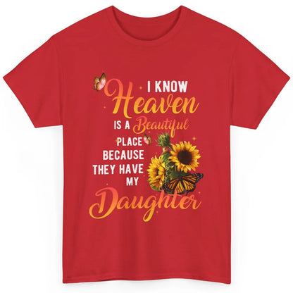 Daughter My Guardian Angel In Heaven Memorial Day Butterfly Classic Unisex T-Shirt