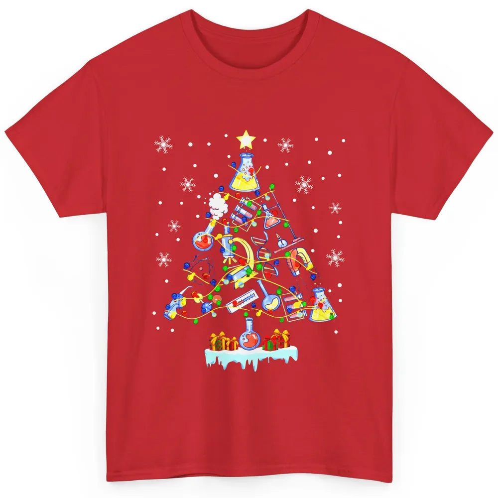 Laboratory Technician Christmas Tree Lab Tech Christmas Classic Unisex T-Shirt