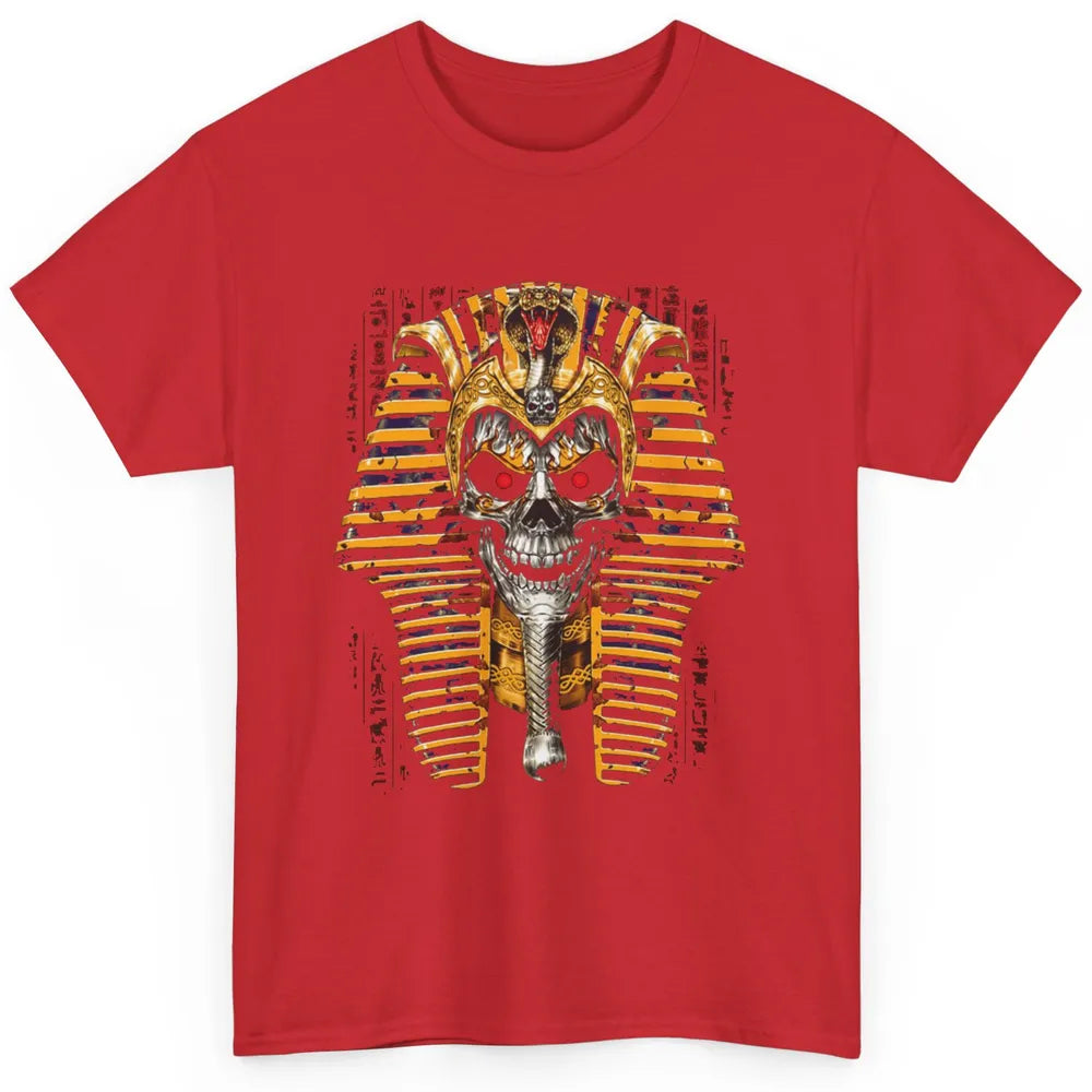 Ancient Egyptian Pyramid Skull King Tut Pharaoh Tutankhamun Classic Unisex T-Shirt