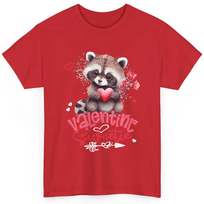 Adorable Baby Raccoon Cute Happy Valentine Sweetie Opossum Classic Unisex T-Shirt