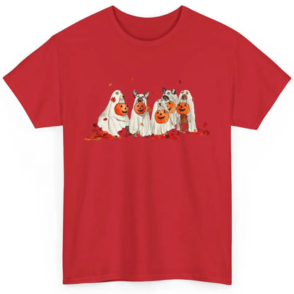 Funny Basset Hound Halloween Ghost Happy Howl-o-ween Costume Classic Unisex T-Shirt