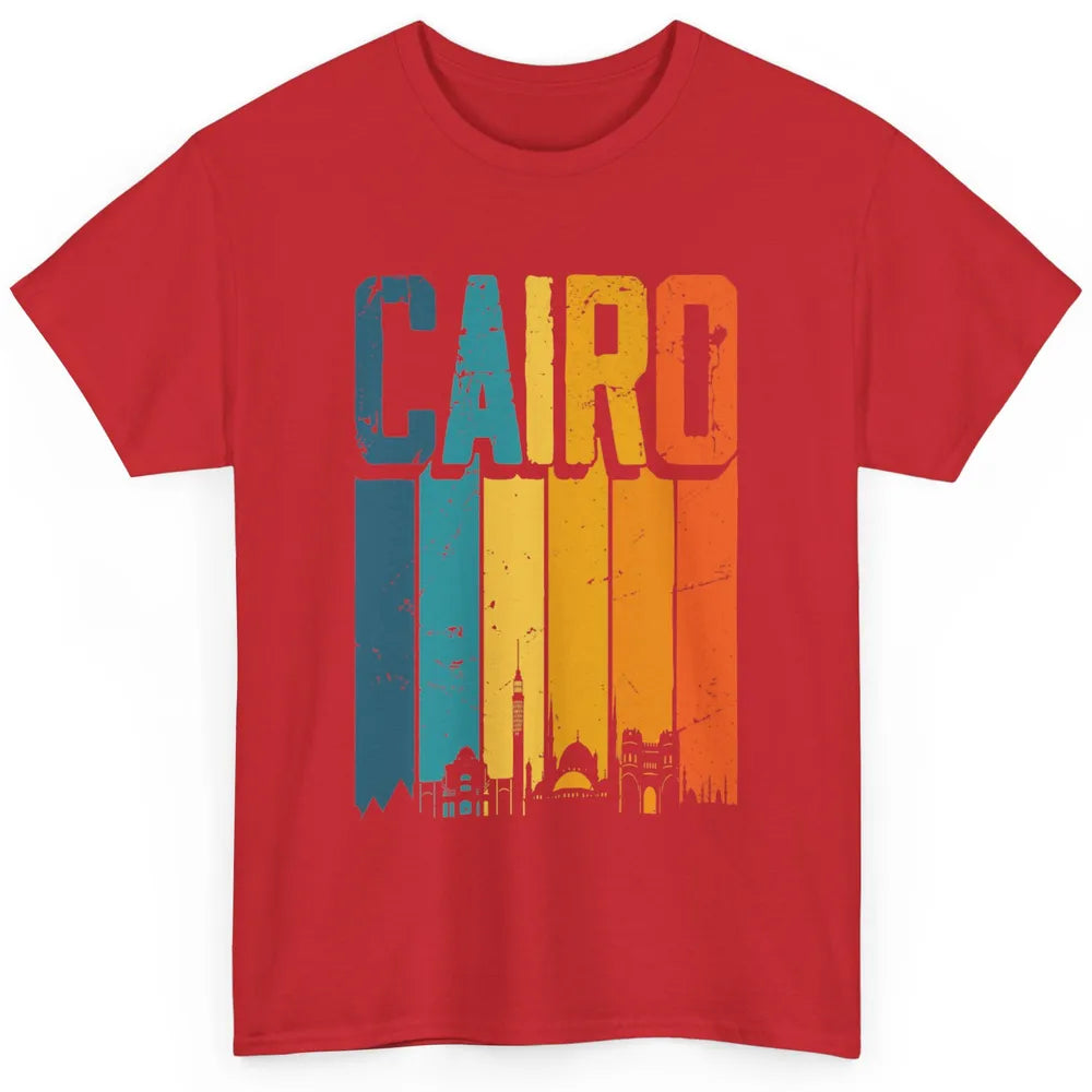 Ancient Pyramids Mystery Cairo Egypt Egyptian Sunset Skyline Classic Unisex T-Shirt