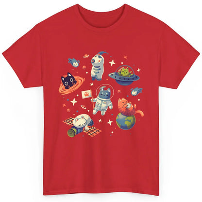 Funny Catronaut Cat Astronaut Deep In Space Cosmic Astrocat Classic Unisex T-Shirt