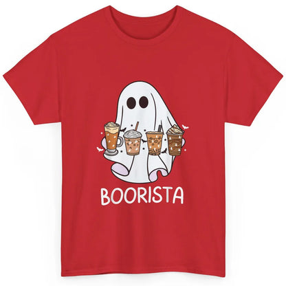 Cute Boorista Ghost Coffee Barista Halloween Spooky Gothic Classic Unisex T-Shirt