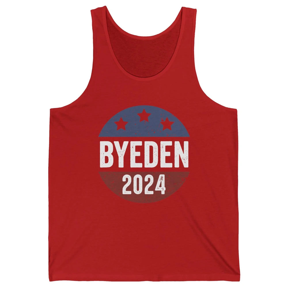 Bye Den 2024 Byeden Button Funny Anti Joe Biden Vote Trump Unisex Jersey Tank