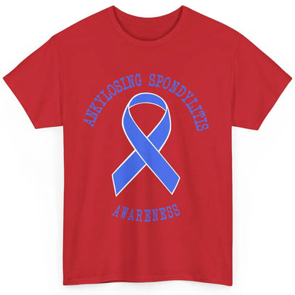 Ankylosing Spondylitis Awareness Support Blue Ribbon Gift Classic Unisex T-Shirt