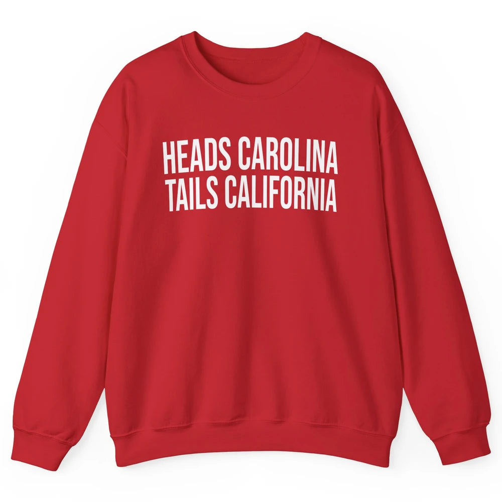 Vintage Heads Carolina Tail California Summer Beach Paradise Unisex Crewneck Sweatshirt