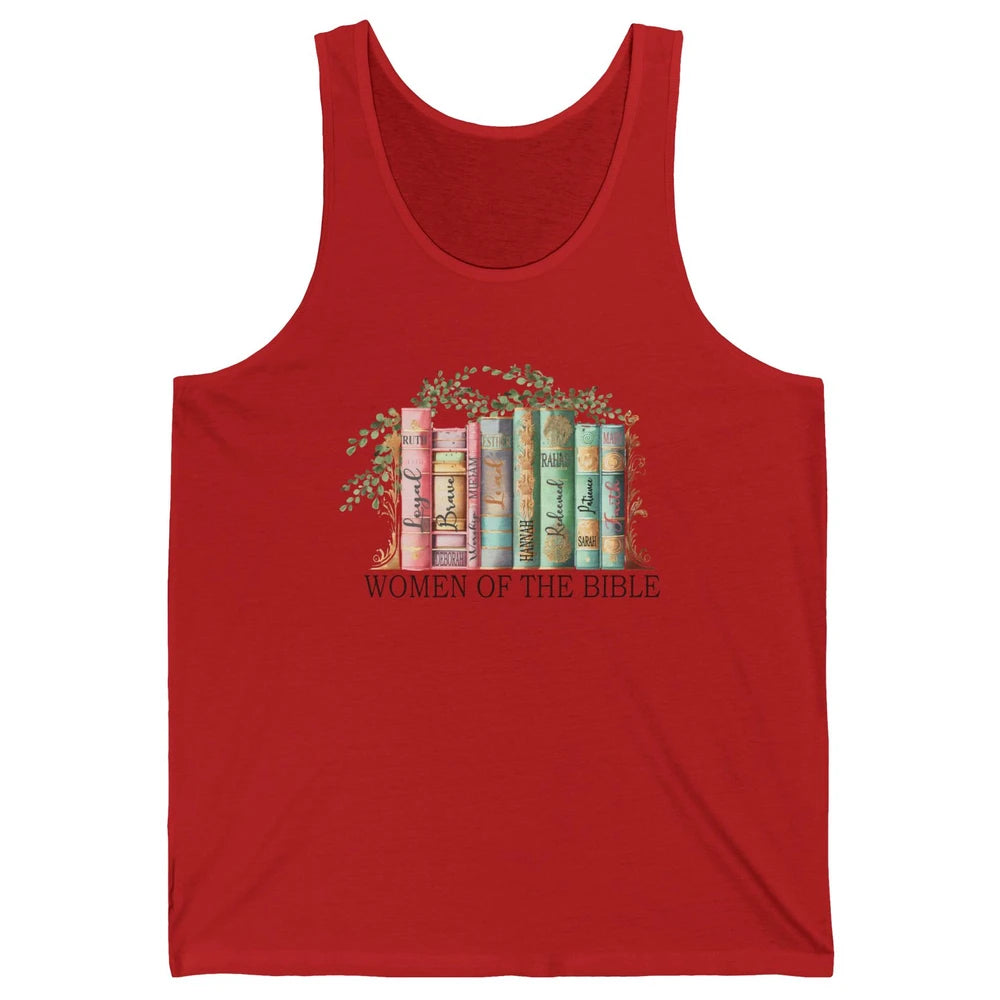 Wildflower Christian Women Of The Bible Religious Book Lover Unisex Jersey Tank