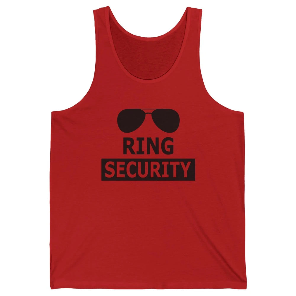 Wedding Ring Security Boy Ring Bearer Wedding Party Unisex Jersey Tank