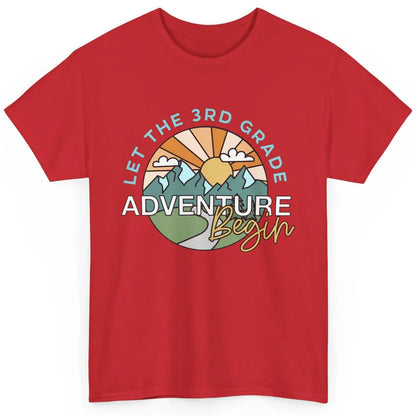 Vintage Back To School Let The 3rd Grade Adventure Begin Classic Unisex T-Shirt