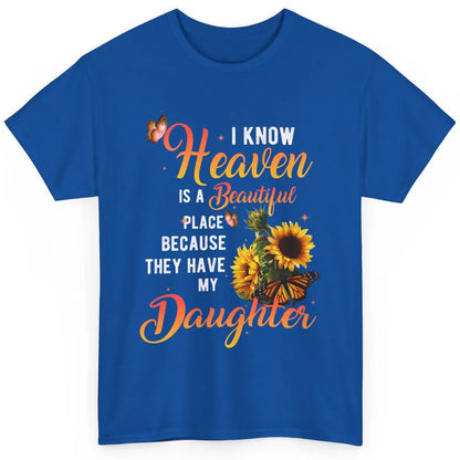 Daughter My Guardian Angel In Heaven Memorial Day Butterfly Classic Unisex T-Shirt