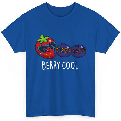 Berry Cool Funny Strawberry Pun Best Friend Summer Retro Classic Unisex T-Shirt