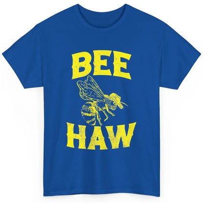 Western Country Bee Haw Retro Cowboy Hat Rodeo Howdy Vintage Classic Unisex T-Shirt