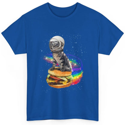 Funny Catronaut Cat Astronaut In Space Hamburger Astrocat Classic Unisex T-Shirt