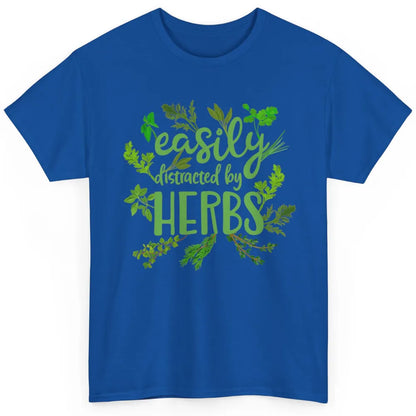 Easily Distracted By Plants Herbs Garden Medicine Botanical Classic Unisex T-Shirt